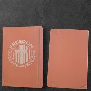 Dented Laser Engraved Notebook